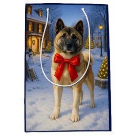Akita Holiday  Mittlere Geschenktüte
