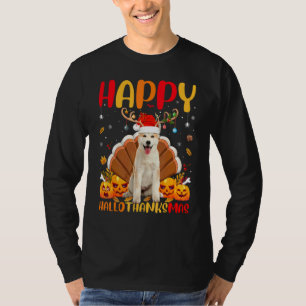 Akita Hund   Glücklicher Akita HalloDankeschön T-Shirt