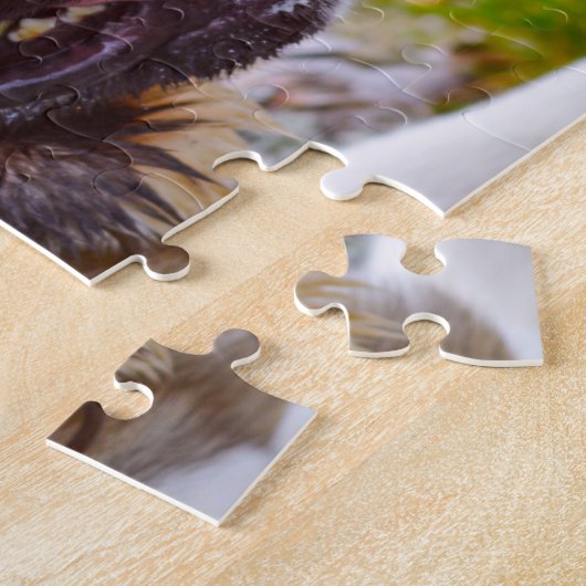 Akita Hund. Puzzle (Seite)