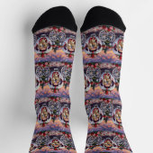 Akita Hund Valentinstag Socken (Oben)