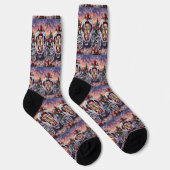 Akita Hund Valentinstag Socken (Rechts)