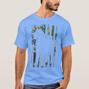 Akita-Hundebesitzer Liebhaber Tarndruck T-Shirt