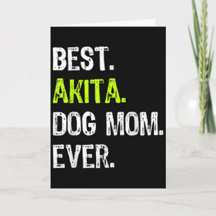 Akita Hundemama Muttertag Hundeliebhaber Männer Fr Karte