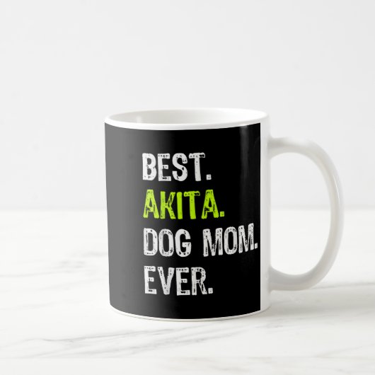 Akita-Hundemutter Muttertag Hundeliebhaber Männer Kaffeetasse (Rechts)