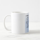 Akita-Hundevater-Gedicht Tasse (Links)