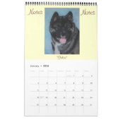 Akita Hundportraits Original Realist Art 2018 Kalender (Jan 2026)