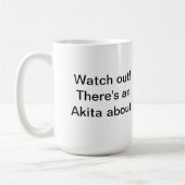 Akita-HundTasse Kaffeetasse (Links)