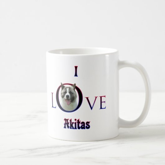 Akita I Liebe Kaffeetasse (Rechts)
