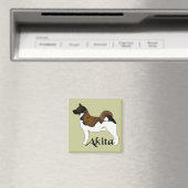 Akita, im Detail Magnet (In Situ (Geschirrspüler))
