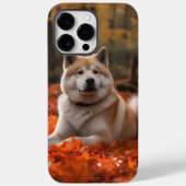 Akita im Herbst Leaves Fall Inspiriert Case-Mate iPhone Hülle (Rückseite)