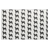 Akita in Silhouette Stoff (Fat Quarter (45,7 x 55,9 cm))