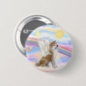 Akita Inu Button (Vorne & Hinten)