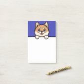 Akita Inu Custom Akita Hund Lover Geschenke Post-it Klebezettel (Auf Schreibtisch)