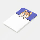 Akita Inu Custom Akita Hund Lover Geschenke Post-it Klebezettel (angewinkelt)