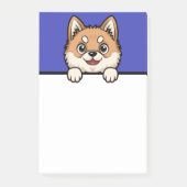 Akita Inu Custom Akita Hund Lover Geschenke Post-it Klebezettel (Vorderseite)