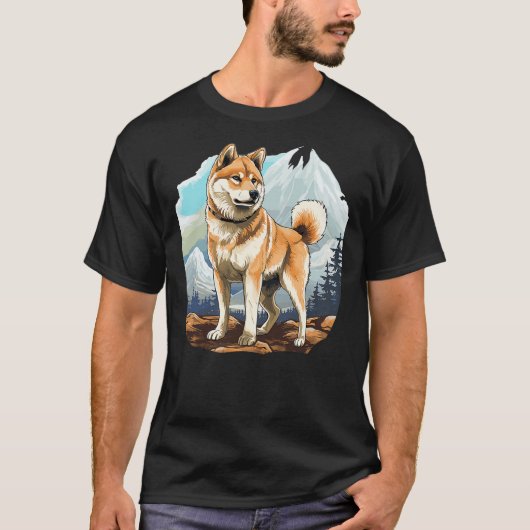 Akita Inu Dog Akita Inu T-Shirt (Vorderseite)