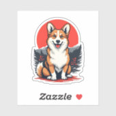 Akita Inu Dog Aufkleber (Blatt)