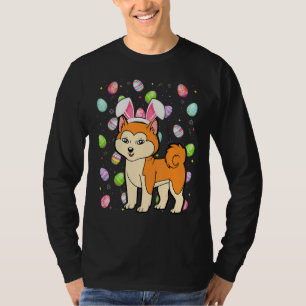 Akita Inu Dog Easter Egg Funny Akita Inu Oaster S T-Shirt