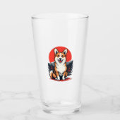 Akita Inu Dog Glas (Vorderseite)