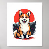 Akita Inu Dog Poster (Vorne)