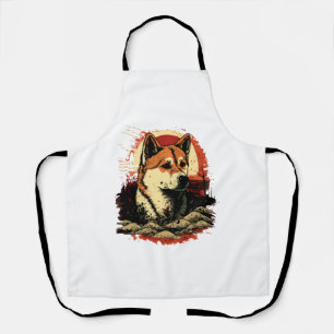 Akita Inu Dog Schürze