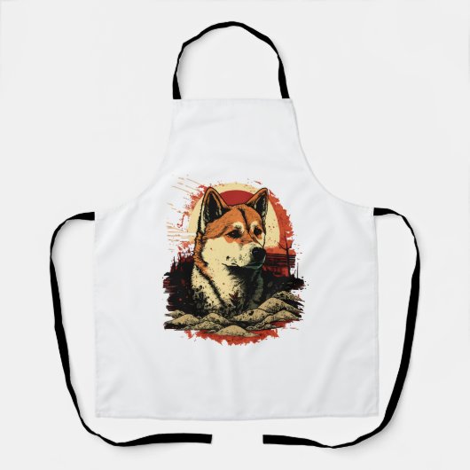 Akita Inu Dog Schürze (Vorderseite)