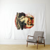 Akita Inu Dog Wandteppich (Beispiel (Horizontal))