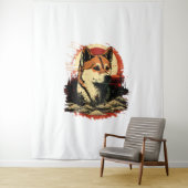 Akita Inu Dog Wandteppich (Beispiel)