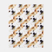 Akita Inu Fleecedecke (Vorderseite)