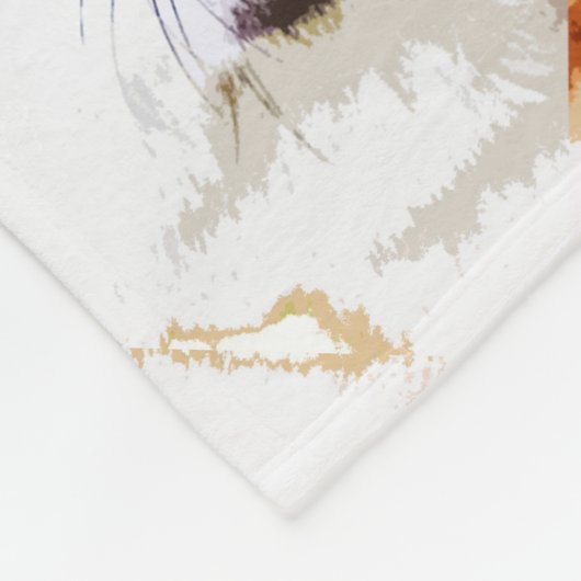 Akita Inu Fleecedecke (Ecke)