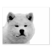 Akita Inu Gummistempel (Prägung)