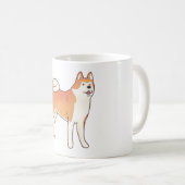 Akita inu Hund Magic Kaffeetasse (VorderseiteRechts)