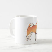 Akita inu Hund Magic Kaffeetasse (Vorderseite Links)