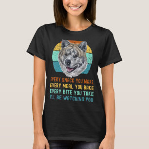 Akita Inu oder Kuma Inu Hund jeden Snack, den Sie  T-Shirt
