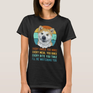 Akita Inu oder Kuma Inu Hund jeden Snack, den Sie  T-Shirt