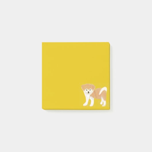 Akita inu post-it klebezettel (Vorderseite)