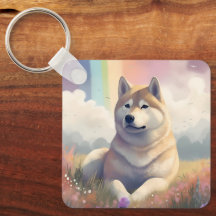 Akita Inu Rainbow Bridge Memorial Custom