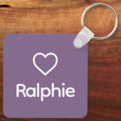 Akita Inu Rainbow Bridge Memorial Custom Schlüsselanhänger (Rückseite)