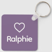 Akita Inu Rainbow Bridge Memorial Custom Schlüsselanhänger (Rückseite)