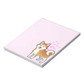 Akita Inu / Shiba Inu Liebe Notizblock (Rotiert)
