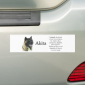 Akita Inu Trivia Autoaufkleber (Auf Auto)