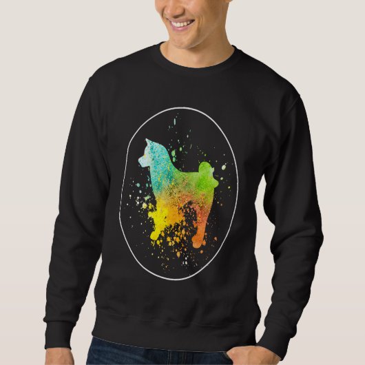 Akita Inu Vintage 1 Sweatshirt (Vorderseite)
