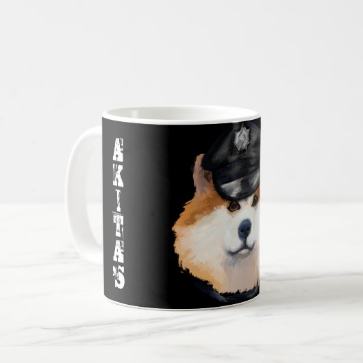 AKITA KAFFEETASSE (Vorderseite Links)