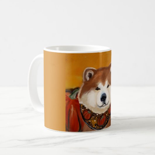 AKITA KAFFEETASSE (Vorderseite Links)