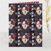 AKITA KARTE (Gelbe Blume)