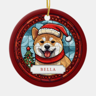 Akita Keramik Circle Ornament