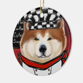 AKITA KERAMIK ORNAMENT (Links)