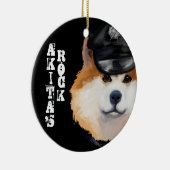 AKITA KERAMIK ORNAMENT (Rechts)