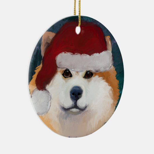 AKITA KERAMIK ORNAMENT (Rechts)