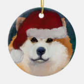AKITA KERAMIK ORNAMENT (Vorne)